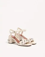 Valentino Nellcôte Sandal In Grainy Calfskin 60Mm - Image 6